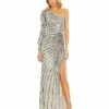 ONE SHOULDER GOWN -Women's Skirt 10793 PLA Default 1 WS