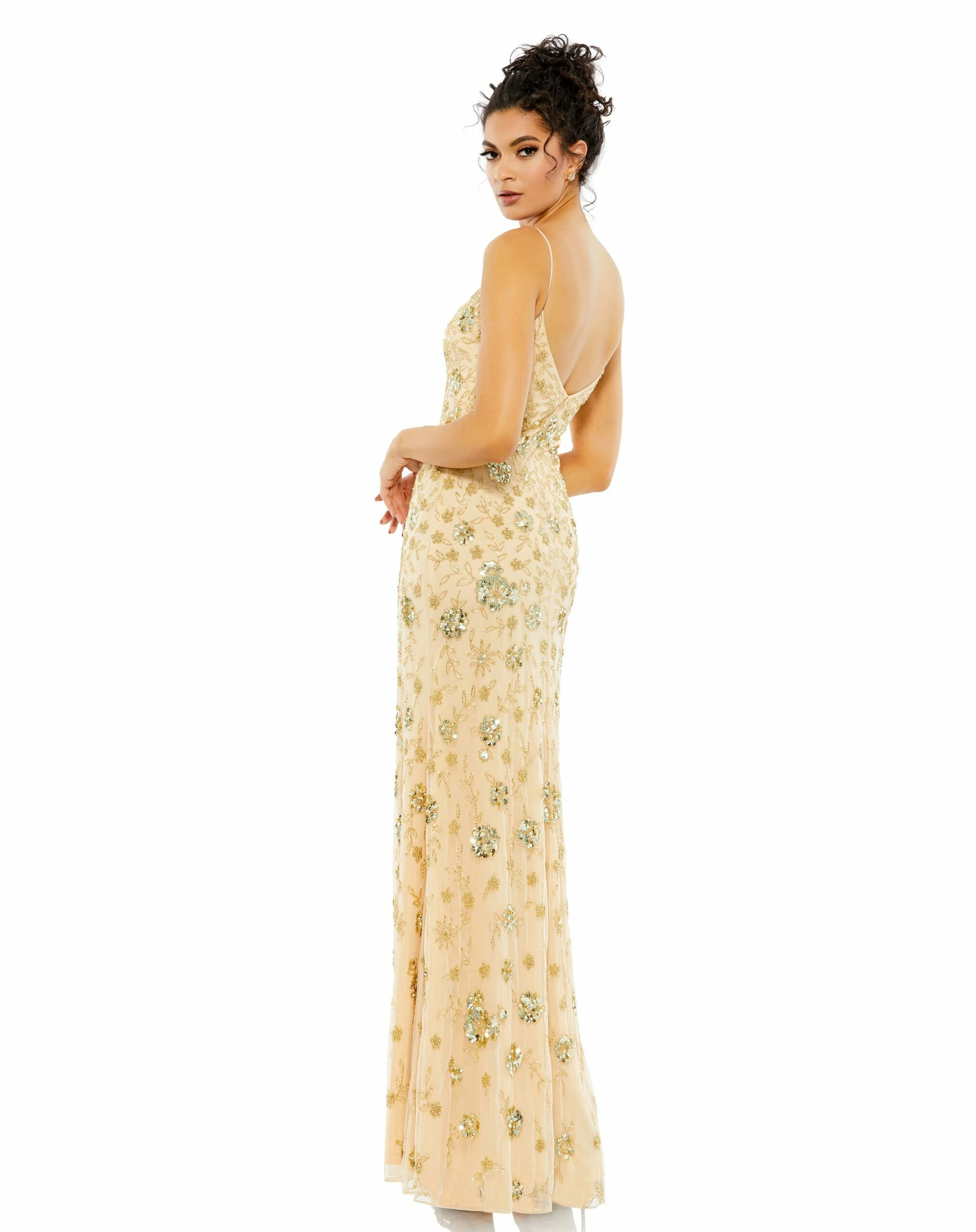 Sleeveless Beaded Slip Dress Gown 7 Sleeveless Beaded Slip Dress Gown - Image 5
