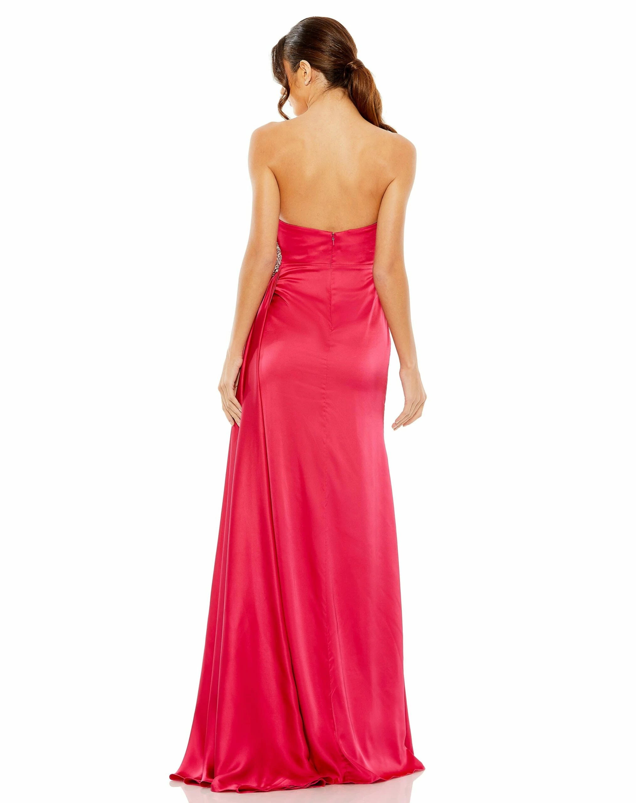Strapless Rouched Embellished Gown 4 Strapless Rouched Embellished Gown - Image 2