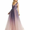Sleeveless Ombre Tulle Ball Gown 1 Sleeveless Ombre Tulle Ball Gown -Women's Skirt 20221 INO Default 1 WS