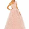 One Shoulder Glitter Tulle Gown -Women's Skirt 20576 LPI Default 1 WS