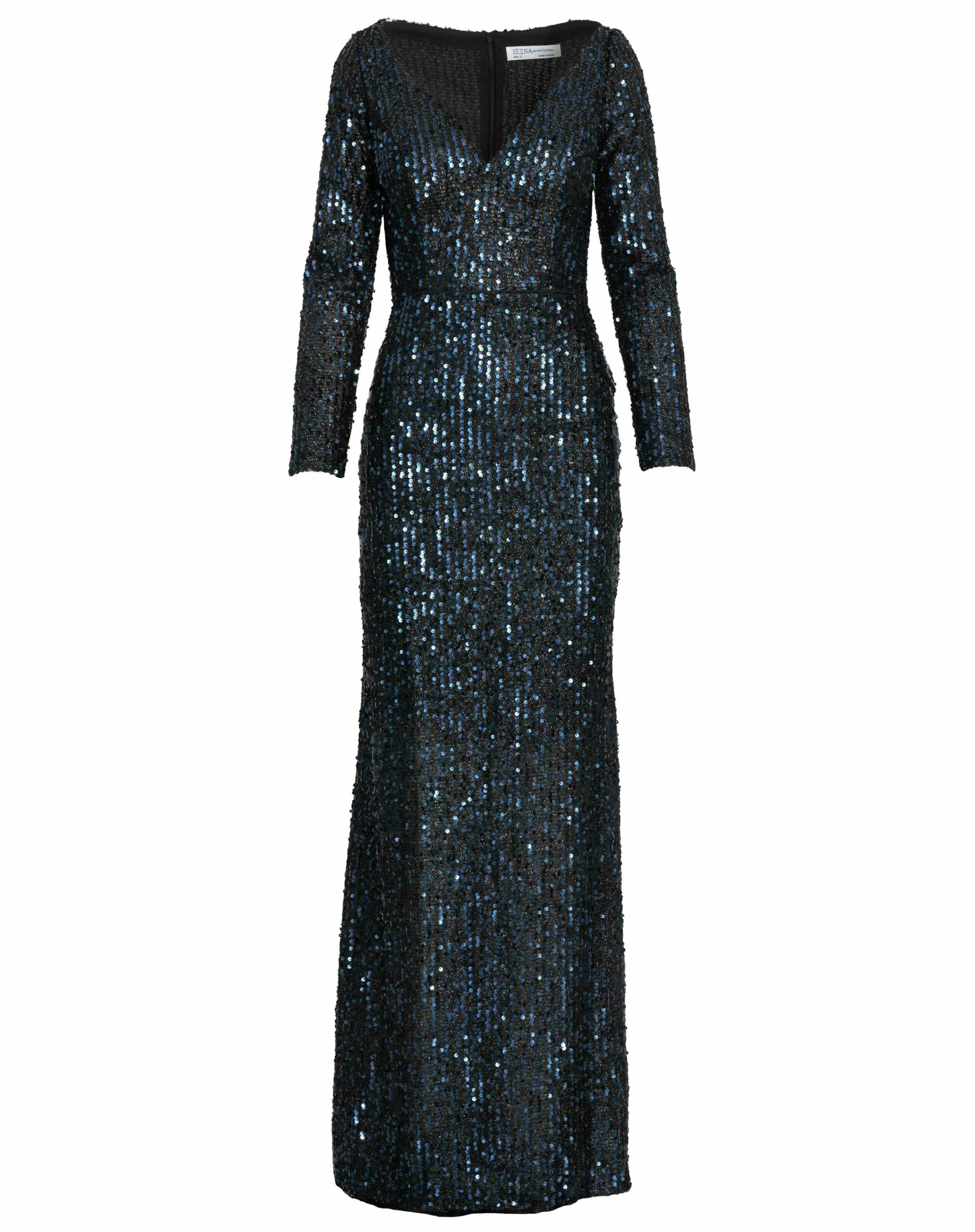 Long Sleeve Sequined Gown 6 Long Sleeve Sequined Gown - Image 4