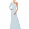 One Shoulder Puff Sleeve Gown -Women's Skirt 26592 POB Default 1 WS