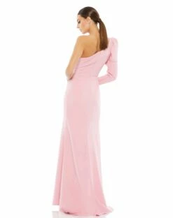 One Shoulder Puff Sleeve Gown -Women's Skirt 26592 RSP 2 WS