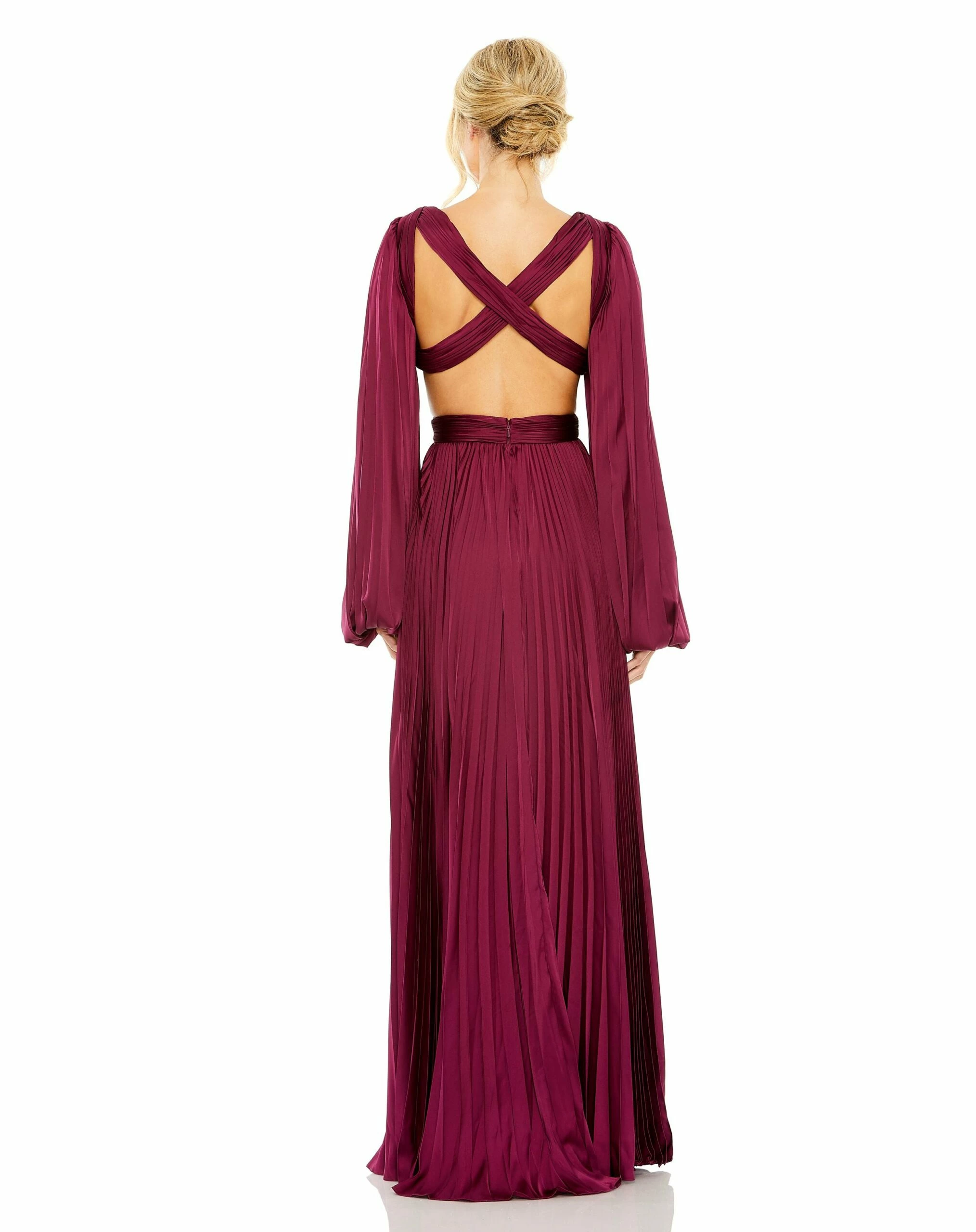 Long Sleeve Cut Out Gown 10 Long Sleeve Cut Out Gown - Image 8
