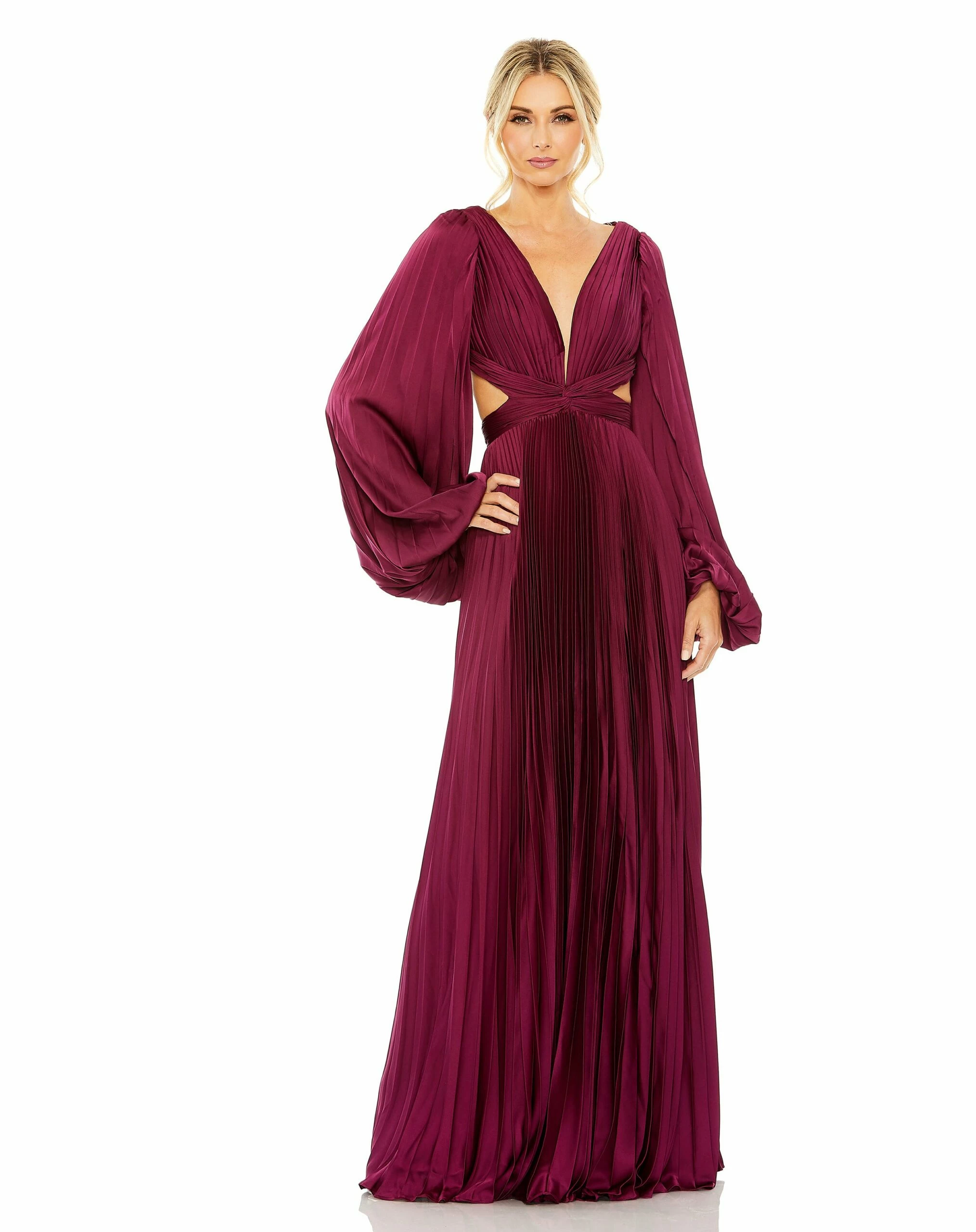 Long Sleeve Cut Out Gown 9 Long Sleeve Cut Out Gown - Image 7