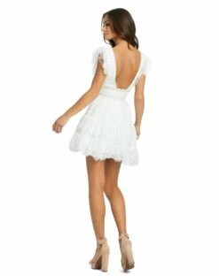 Women's Skirt -Women's Skirt 41013 White BK