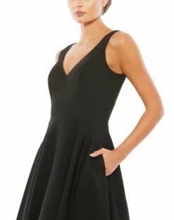Classic Sleeveless A-Line Ball Gown -Women's Skirt 48924 BLK 3 WS