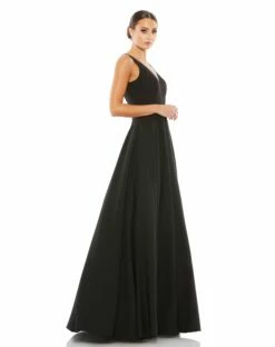 Classic Sleeveless A-Line Ball Gown -Women's Skirt 48924 BLK 4 WS