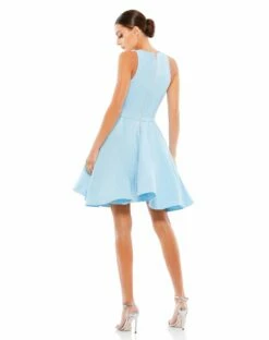 High Neck Sleeveless Skater Dress -Women's Skirt 48928 IBL 2 WS