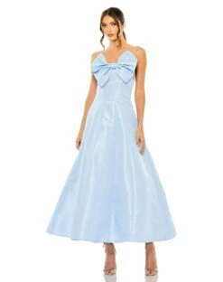 Strapless Ballgown With Bow Detail 12 Strapless Ballgown With Bow Detail -Women's Skirt 49605 FBU Default 1 WS