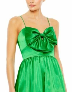 Bow Front Bubble Hem Mini Dress -Women's Skirt 49616 SPP 3 WS