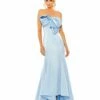 Strapless Bow Mermaid Gown -Women's Skirt 49701 POB Default 1 WS