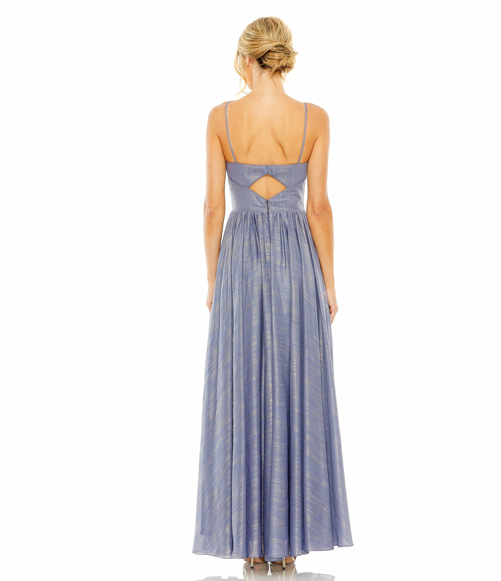 Slim Strap Front Cutout Gown 4 Slim Strap Front Cutout Gown - Image 2
