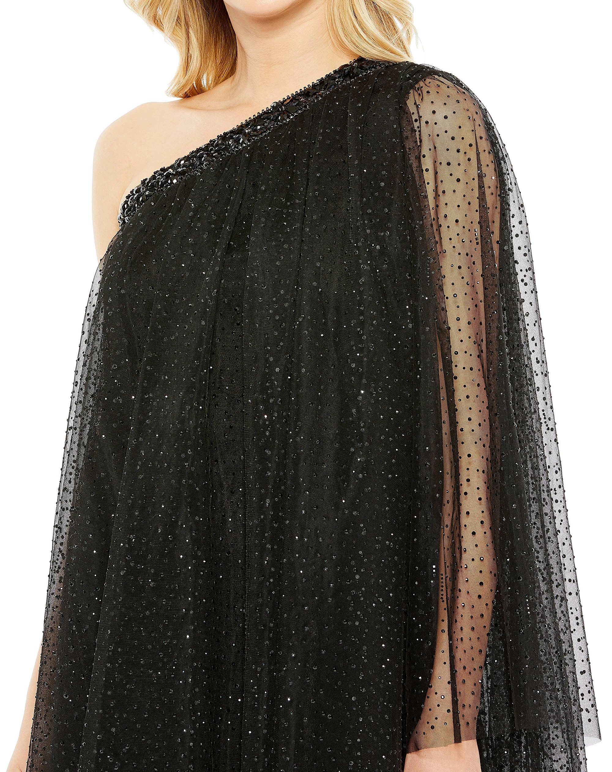 Rhinestone Embellished Waistband A Line Skirt 8 Rhinestone Embellished Waistband A Line Skirt - Image 6