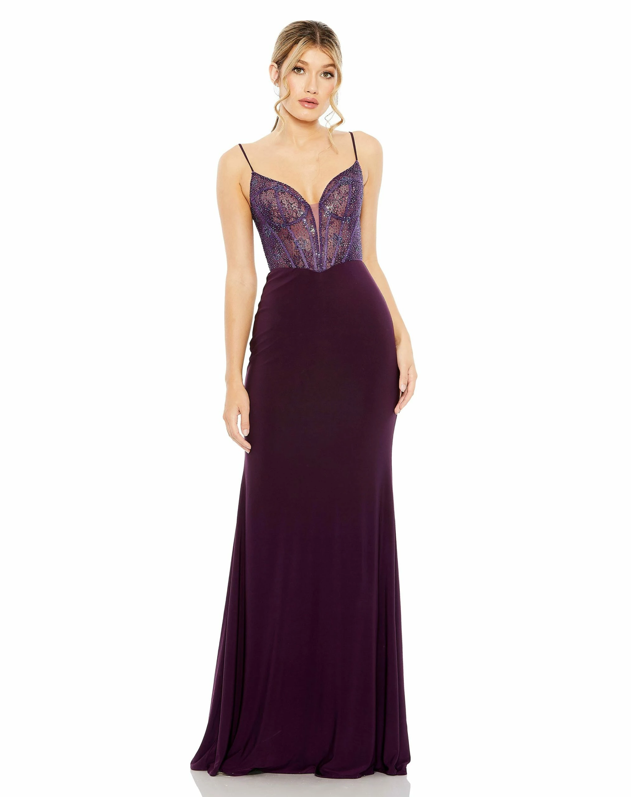 Sweet Heart Mesh Embellished Gown 6 Sweet Heart Mesh Embellished Gown - Image 4