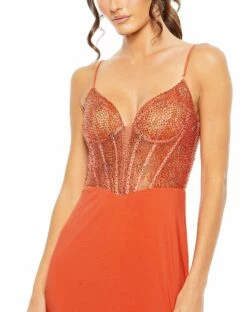 Sweet Heart Mesh Embellished Gown 10 Sweet Heart Mesh Embellished Gown -Women's Skirt 50709 ORA 3 WS