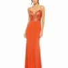 Sweet Heart Mesh Embellished Gown -Women's Skirt 50709 ORA Default 1 WS