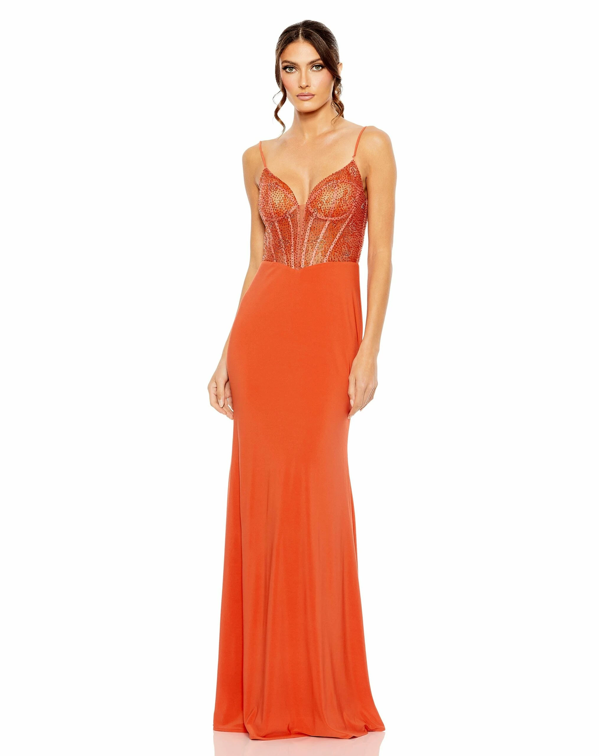 Sweet Heart Mesh Embellished Gown 3 Sweet Heart Mesh Embellished Gown