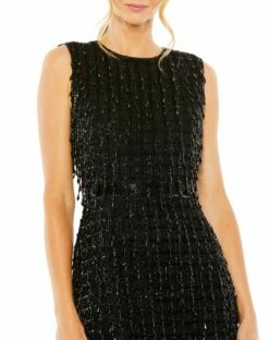 SLEEVELESS MIDI DRESS -Women's Skirt 5471 Black CL