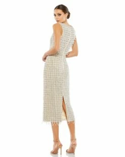 SLEEVELESS MIDI DRESS -Women's Skirt 5471 NUD 2 WS