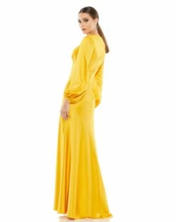 Charmeuse Empire Waist Blouson Sleeve Gown -Women's Skirt 55693 MGO 2 WS