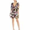 Floral Print Ruffled Sleeveless Soft Tie Dress -Women's Skirt 55837 MUL Default 1 WS