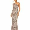 One Shoulder Embellished Gown -Women's Skirt 5976 APR Default 1 WS