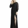 Sequin Lace Black Evening Gown 1 Sequin Lace Black Evening Gown -Women's Skirt 67143 Black AB fee2bbfd ecd8 4a22 9d05 d65d34e5de1d