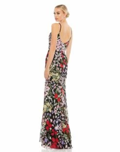 Floral Lace Gown -Women's Skirt 67473 BMU 2 WS