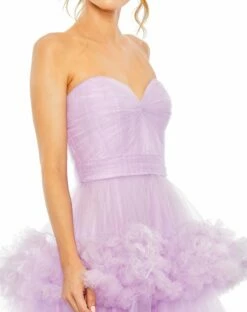 Strapless Ruffle Tulle Tiered Gown -Women's Skirt 68490 ORC 3 WS