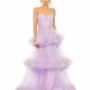 Strapless Ruffle Tulle Tiered Gown 1 Strapless Ruffle Tulle Tiered Gown -Women's Skirt 68490 ORC Default 1 WS