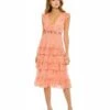 Floral Print Ruffle Tiered Faux Wrap Dress 1 Floral Print Ruffle Tiered Faux Wrap Dress -Women's Skirt 70115 APR Default 1 WS