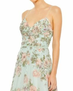 Embellished Lace Up Sleeveless Gown -Women's Skirt 70129 MIT 3 WS