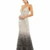 Plunge Neck Ombre Sequin Gown -Women's Skirt 70142 COA Default 1 WS