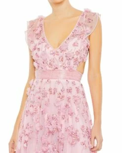 Embellished Lace Up Flowy Gown -Women's Skirt 70275 CNP 3 WS