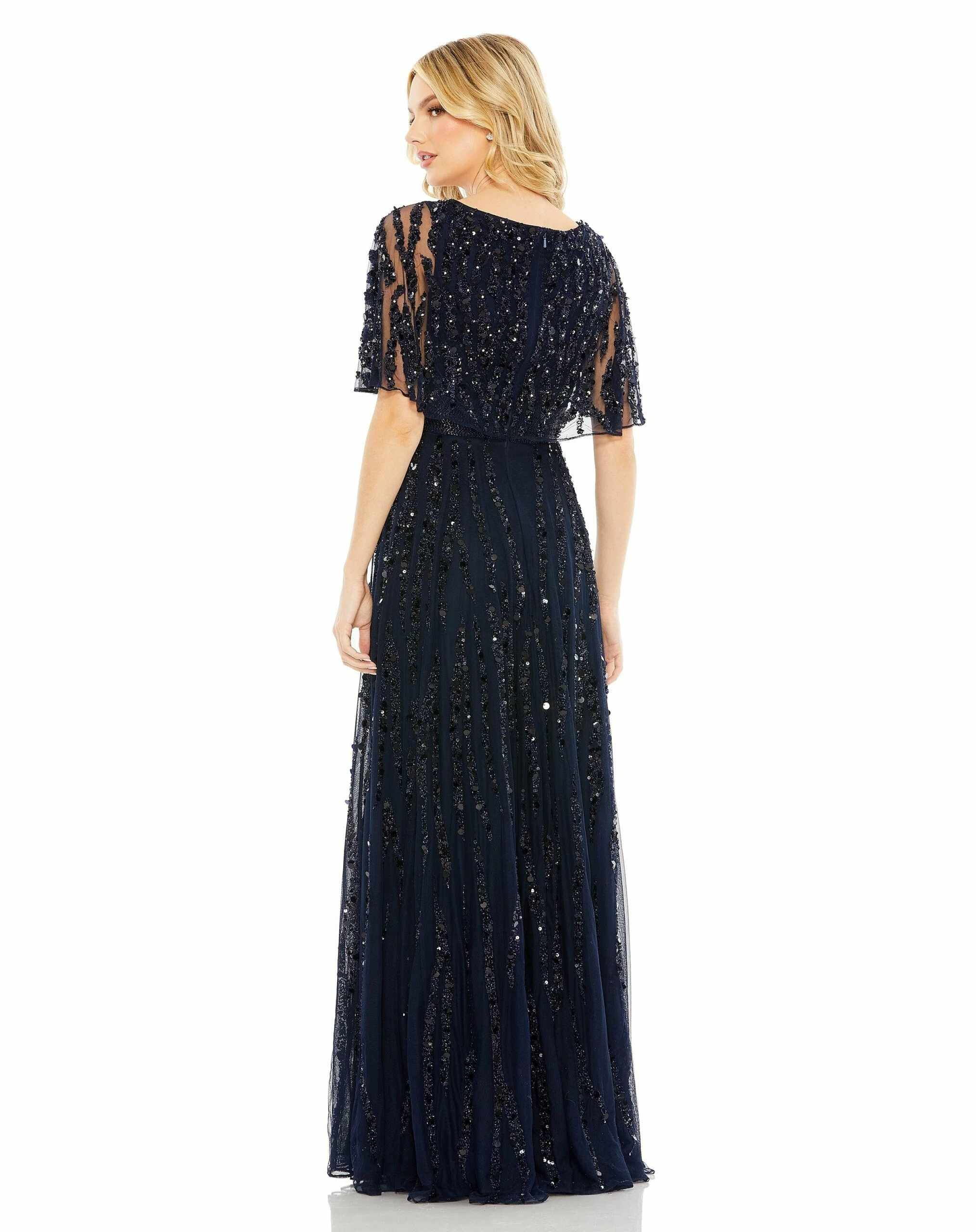 Embellished V-neck Column Gown 7 Embellished V-neck Column Gown - Image 5