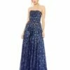 Strapless Hand Embellished Beaded A Line Gown -Women's Skirt 93915 TWI Default 1 WS