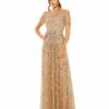 Embellished Sequin Detail A-Line Gown -Women's Skirt 93924 ANG Default 1 WS
