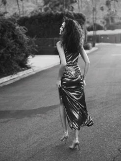 High Neck Sleevelss Gown -Women's Skirt lifestyle 27085 peacock 2